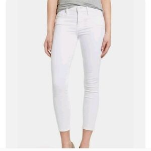 MOTHER White Ankle & Cropped Jeans